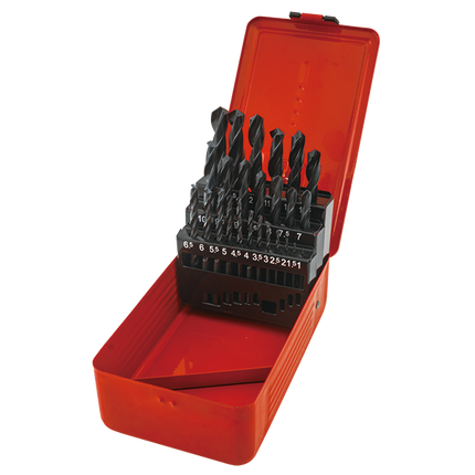 Qaadir HSS Drill Bit Set – 25 Piece, 1–13 mm
