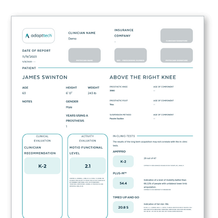 Amparo Motio Functional Reports Software