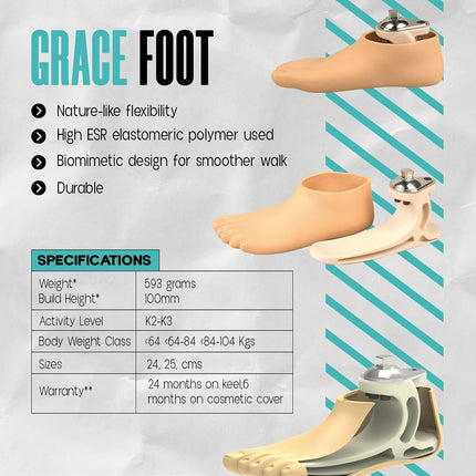 Fupro Grace Foot - Qaadir - Ability for All