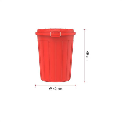 Qaadir Plaster Drum with Lid – 45 Litres - Qaadir - Ability for All