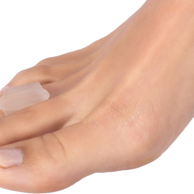 Qadam All-Gel Toe Separator with Toe Loop that holds toes apart to stop rubbing and soft corns – product shot