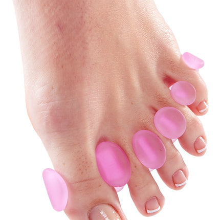 Qadam All-Gel Toe Stretcher and Separator that gently spreads all five toes to relax tired, cramped feet – product shot