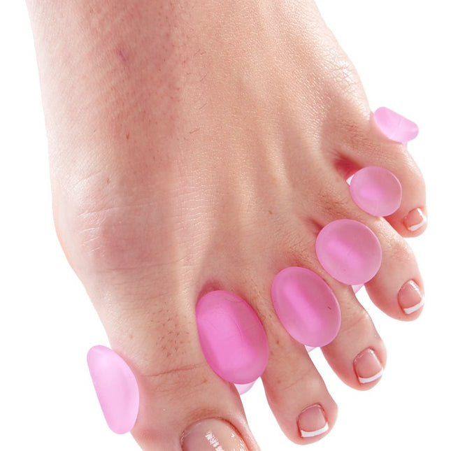 Qadam All-Gel Toe Stretcher and Separator that gently spreads all five toes to relax tired, cramped feet – product shot