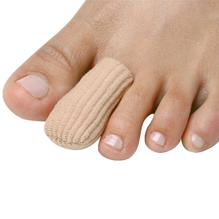Qadam ribbed fabric gel toe cap – in use