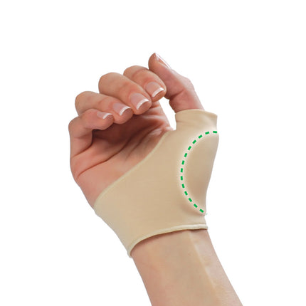 Qadam thin gel bunion pad for dress shoes – close-up detail