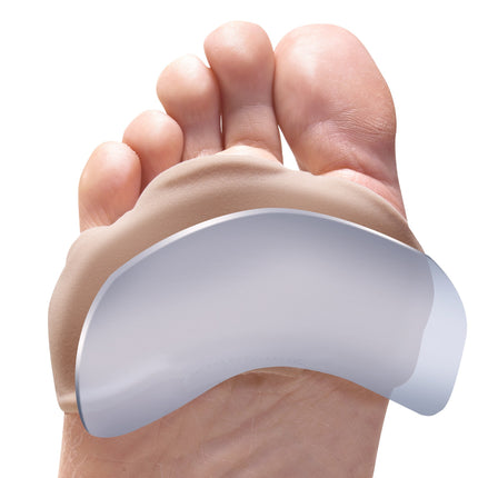 Qadam C-Shaped Silicone Gel Metatarsal Sleeve that cushions the ball of foot to ease metatarsalgia – product shot