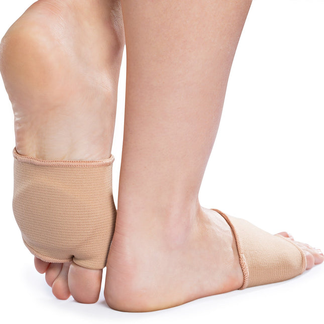 Qadam Gel Cushion Metatarsal Sleeve that cushions the ball of foot to ease metatarsalgia and forefoot pain – product shot