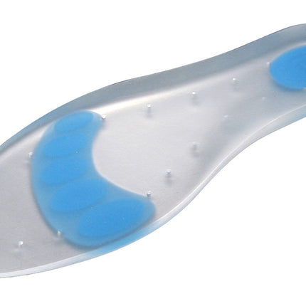 Qadam Dual Density Silicone Full Length Insole that cushions heel and forefoot to reduce foot fatigue – product shot