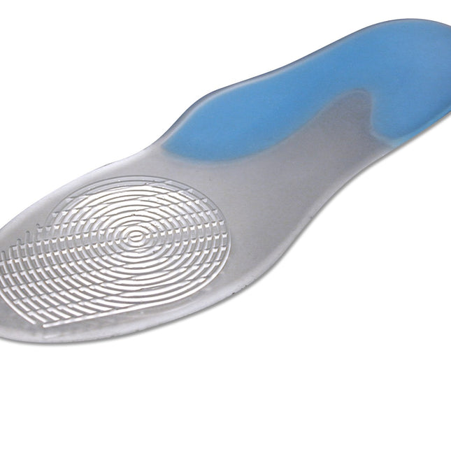 Qadam Dual Density Thin Silicone Insole that cushions and absorbs shock without crowding your shoes – product shot