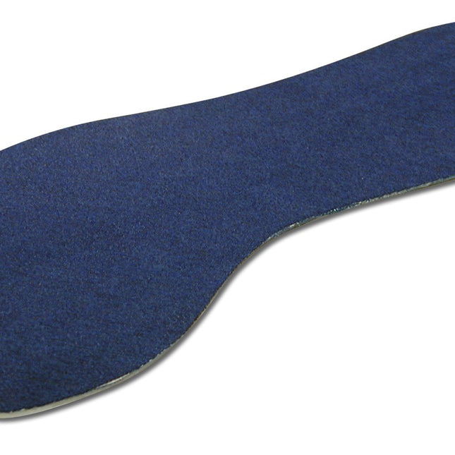 Qadam 3/4 Length Thin Silicone Dress Insole that cushions heel and arch in slim formal shoes – product shot