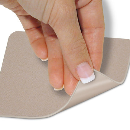 Qadam trim-to-fit adhesive silicone gel sheet with fabric cover – extra view