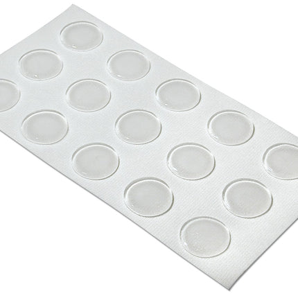 Qadam adhesive mineral-oil gel dots – close-up detail