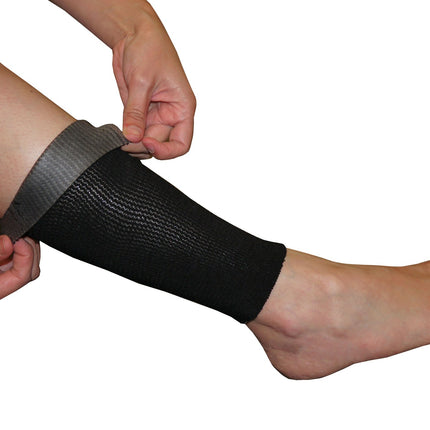 Qadam Full-Coated Mineral-Oil Gel Mesh Sleeve that cushions and protects skin under braces and prostheses – product shot