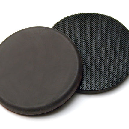 Qadam Round Mineral-Oil Gel Pad with Hook Backing that attaches inside braces and orthoses – product shot