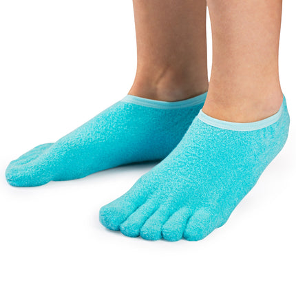 Qadam five-toe microfibre moisturising gel sock – alternate view