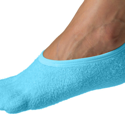 Qadam five-toe microfibre moisturising gel sock – in use
