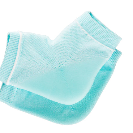 Qadam vented moisturising gel heel sleeve – in use