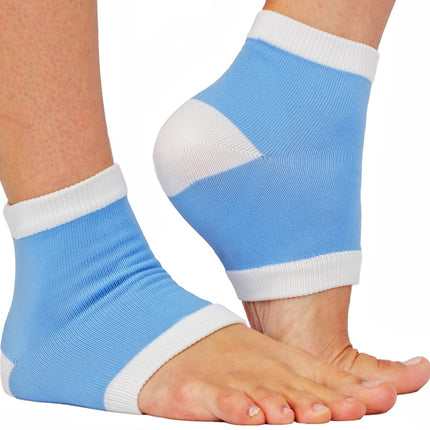 Qadam moisturising gel heel sleeve – in use