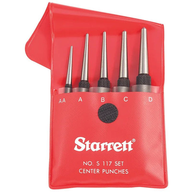 Starrett Automatic Center Punch Set (5 - Piece) - Qaadir - Ability for All