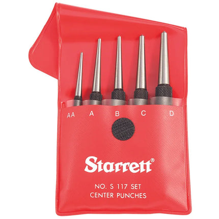Starrett Automatic Center Punch Set (5-Piece)