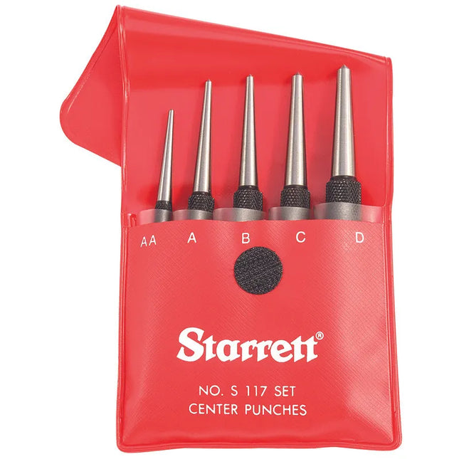 Starrett Automatic Center Punch Set (5-Piece)
